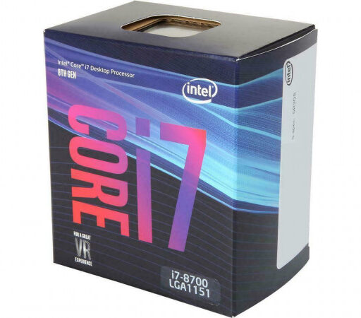 CPU Intel Core I7 8700 (3.2GHz Turbo Up To 4.6GHz
