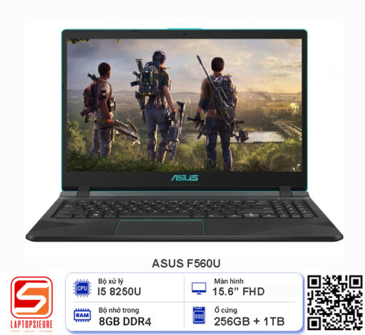 Laptop Asus F560 i5 8250 8GB 256GB 1TB GTX 1050