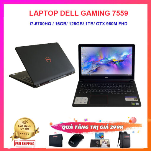 Laptop Dell 7559 i7 16GB 128GB 1TB GTX 960M