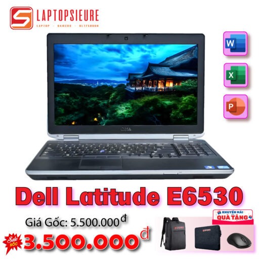 Dell Latitude E6530 Core i7-3520M 8GB SSD 128Gb HDD 500GB 2 VGA Game đồ họa tốt