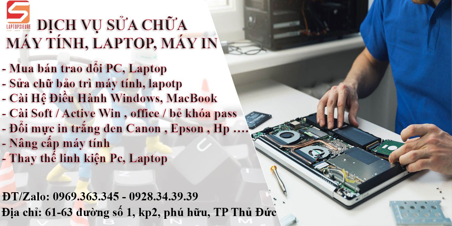 Dịch Vụ Sửa Chữa Máy Tính, Laptop, Máy In, Camera